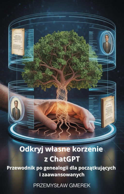 okładka Odkryj własne korzenie z ChatGPT:  Przewodnik po genealogii dla początkujących  i zaawansowanych ebook | epub, mobi, pdf | PRZEMYSŁAW GMEREK
