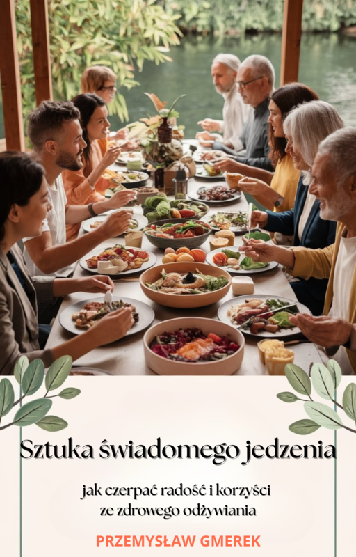 okładka Sztuka świadomego jedzenia –  jak czerpać radość  i korzyści ze zdrowego odżywiania ebook | epub, mobi, pdf | PRZEMYSŁAW GMEREK