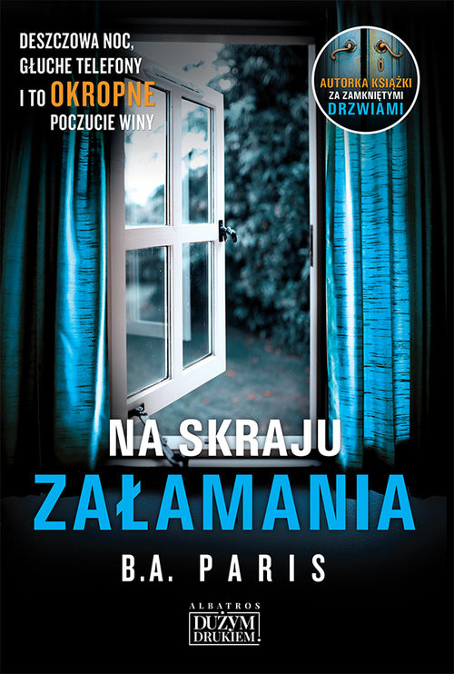 okładka Na skraju załamania Wielkie Litery książka | B.A. Paris
