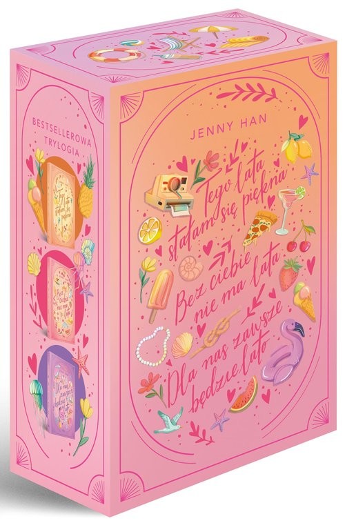 okładka Pakiet Tego lata stałam się piękna / Bez ciebie nie ma lata / Dla nas zawsze będzie lato książka | Jenny Han