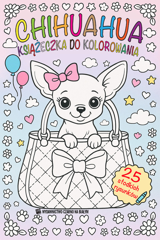 okładka Chihuahua – książeczka do kolorowania ebook | epub, mobi, pdf