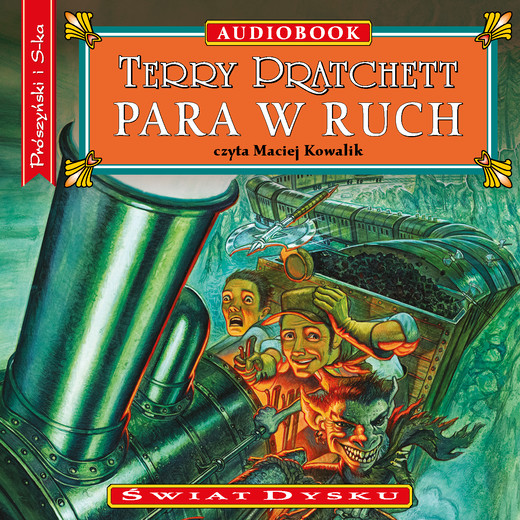 okładka Para w ruch audiobook | MP3 | Terry Pratchett