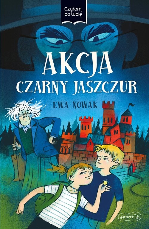 okładka Akcja Czarny Jaszczur Czytam, bo lubię książka | Ewa Nowak