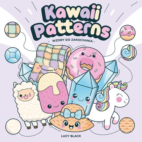 okładka Kawaii Patterns Kolorowanki do zakochania książka