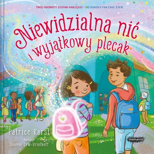 okładka Niewidzialna nić i wyjątkowy plecak książka