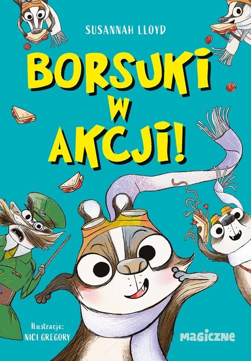 okładka Borsuki w akcji książka