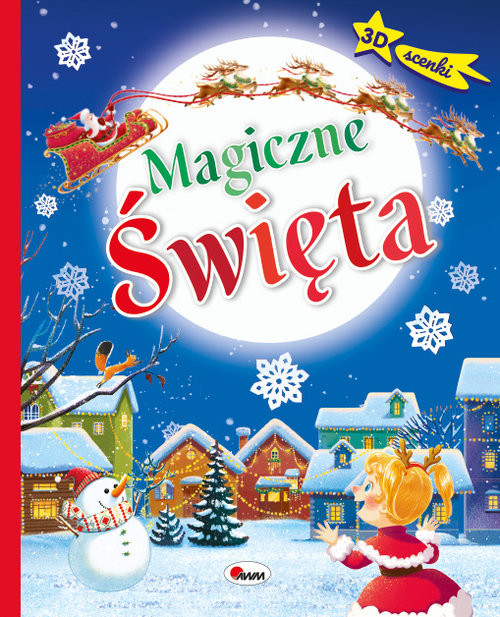 okładka Magiczne święta 3D scenki książka