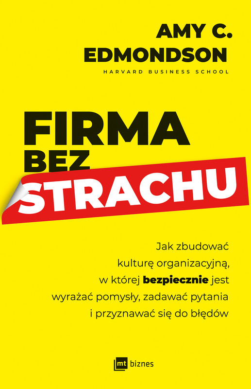 okładka Firma bez strachu ebook | epub, mobi | Amy C. Edmondson