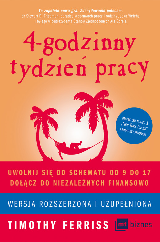okładka 4-godzinny tydzień pracy ebook | epub, mobi | Timothy Ferriss