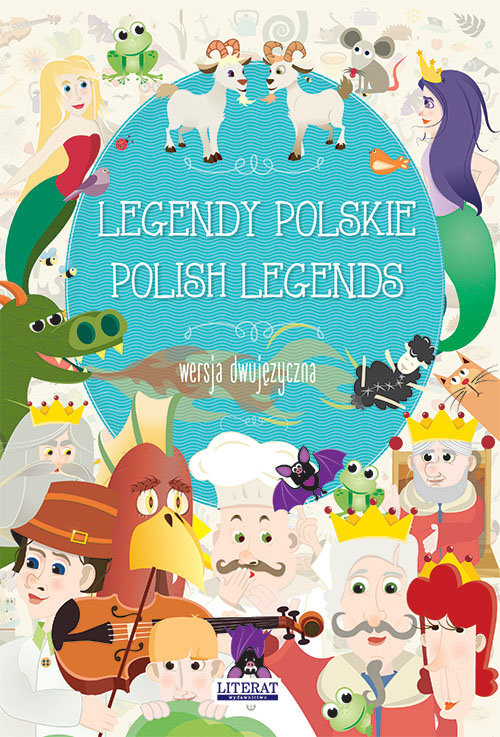 okładka Legendy polskie Polish legends Wersja dwujęzyczna książka | Małgorzata Korczyńska