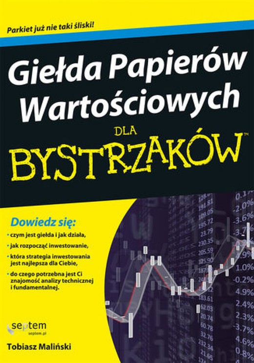 okładka Giełda Papierów Wartościowych dla bystrzaków ebook | epub, mobi, pdf | Tobiasz Maliński