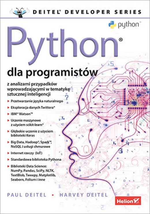 okładka Python dla programistów. Big Data i AI. Studia przypadków ebook | epub, mobi, pdf | Paul J. Deitel, Harvey Deitel