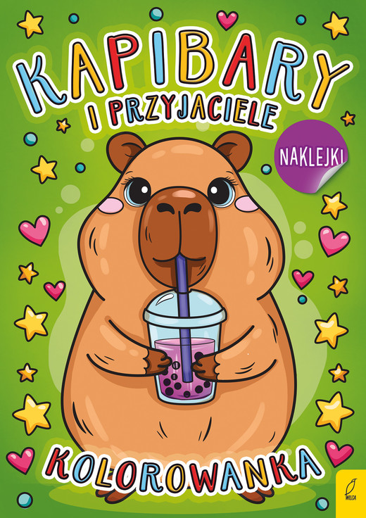 okładka Kapibary i przyjaciele. Kolorowanka książka | Opracowanie zbiorowe