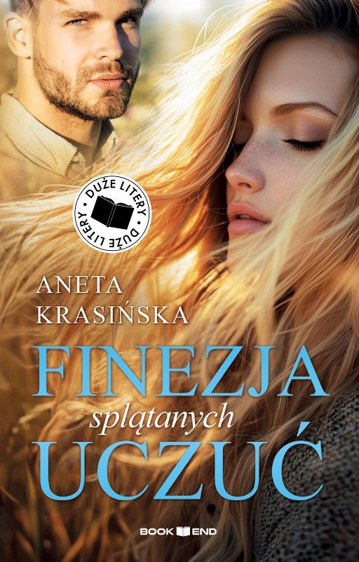 okładka Finezja splątanych uczuć. Duże litery książka | Aneta Krasińska