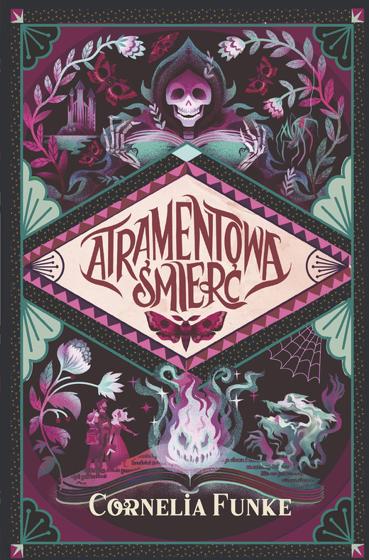 okładka Atramentowa śmierć. Tom 3 książka | Cornelia Funke