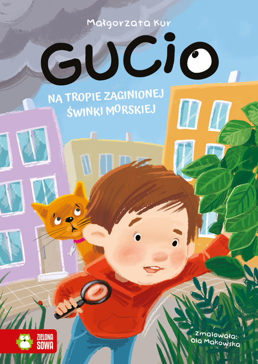 okładka Gucio na tropie zaginionej świnki morskiej. Gucio książka | Małgorzata Kur