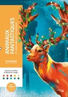 okładka Fantastyczne stworzenia. Art therapy. Kolorowanka antystresowa. Zagadkowe rysunki książka