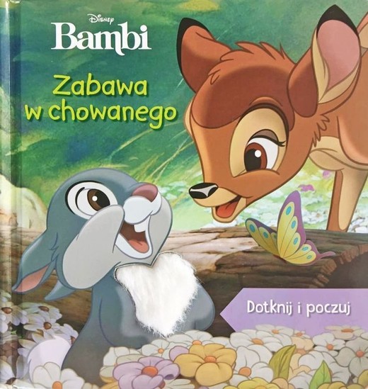 okładka Bambi. Zabawa w chowanego. Disney. Dotknij i poczuj książka