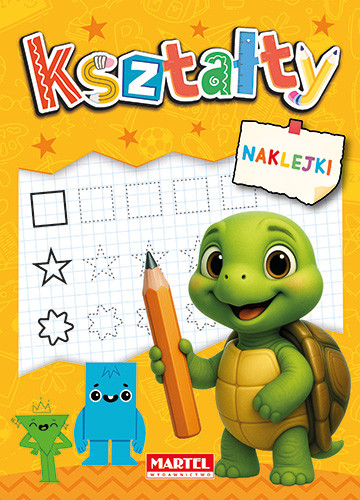 okładka Kształty z naklejkami książka