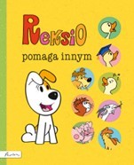 okładka Reksio pomaga innym książka | Szarf Maria