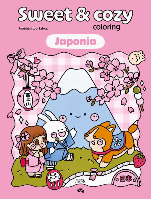 okładka Japonia. Sweet & cozy coloring. Relacja Relaks książka