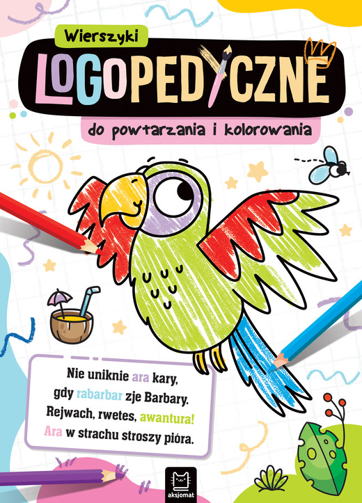 okładka Wierszyki logopedyczne do powtarzania i kolorowania książka | Bogusław Michalec