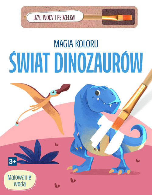 okładka Magia koloru. Świat dinozaurów książka