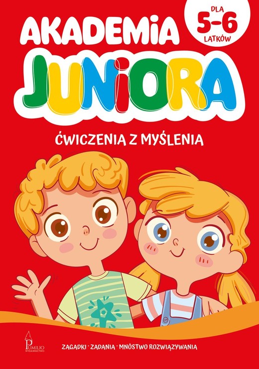 okładka Akademia Juniora. Ćwiczenia z myślenia 5-6 lata książka
