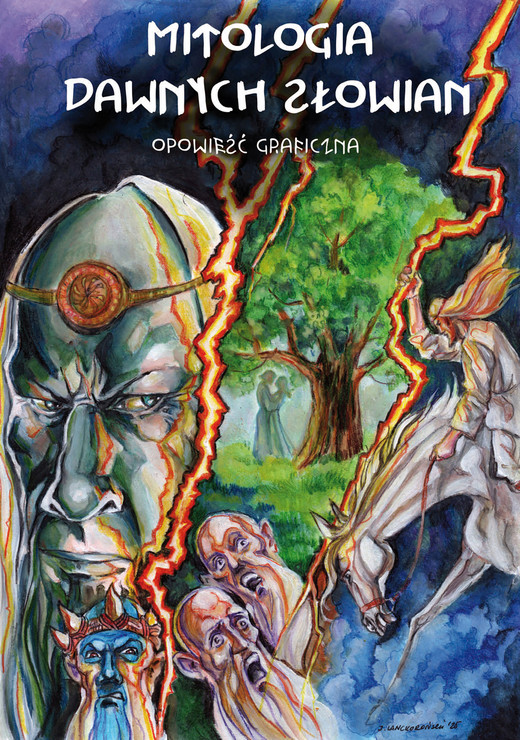 okładka Mitologia dawnych Słowian. Opowieść graficzna książka | Michał Łuczyński