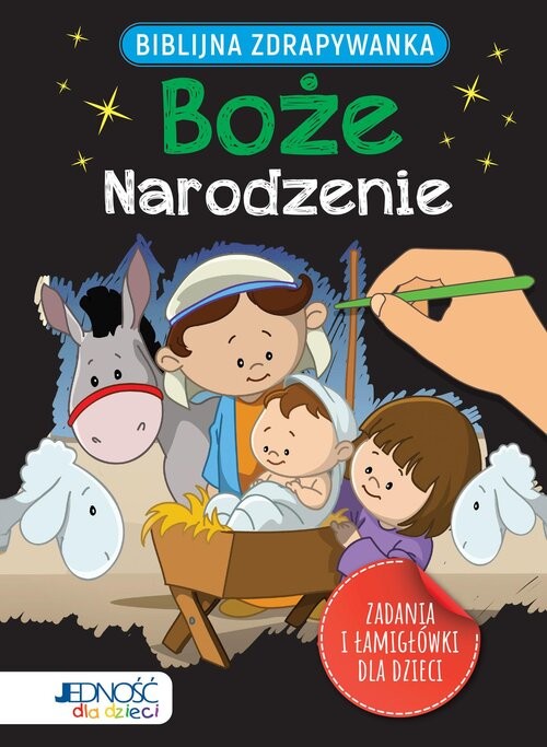 okładka Biblijna zdrapywanka Boże Narodzenie książka | Jacob Vium-Olesen
