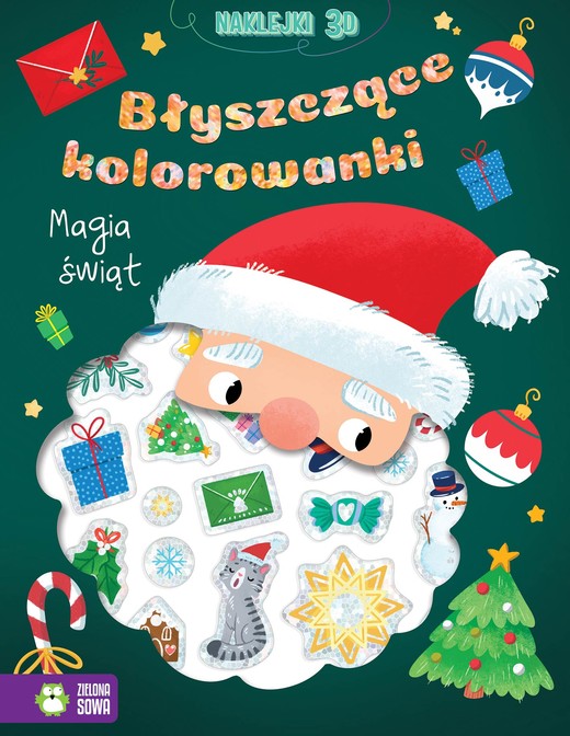 okładka Magia Świąt. Błyszczące kolorowanki książka