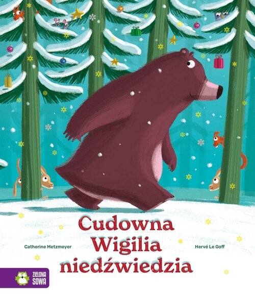 okładka Cudowna Wigilia niedźwiedzia książka
