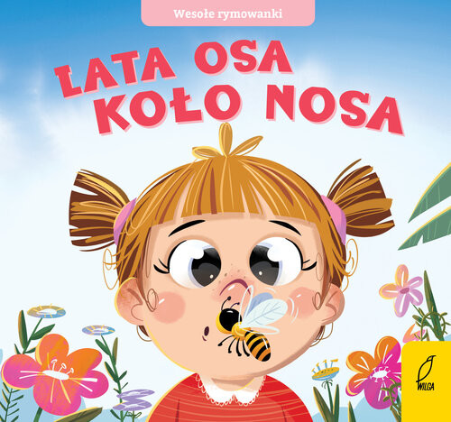 okładka Wesołe rymowanki Lata osa koło nosa książka