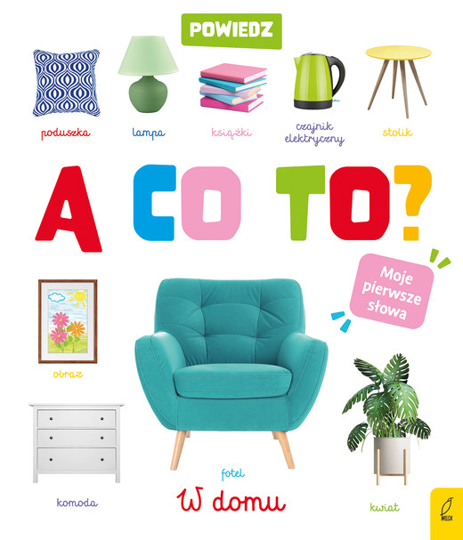 okładka Powiedz a co to? W domu książka