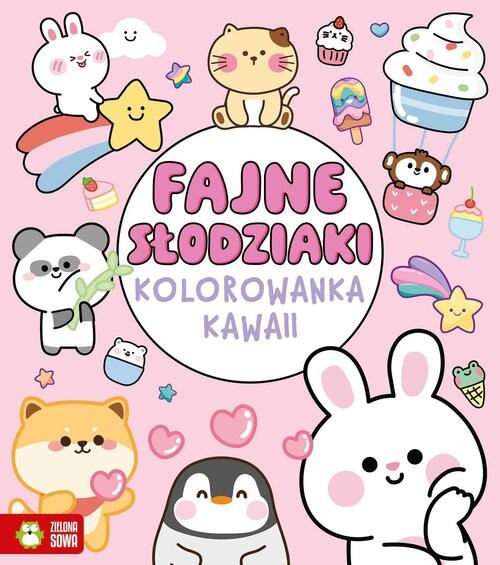 okładka Kolorowanka Kawaii. Fajne słodziaki książka