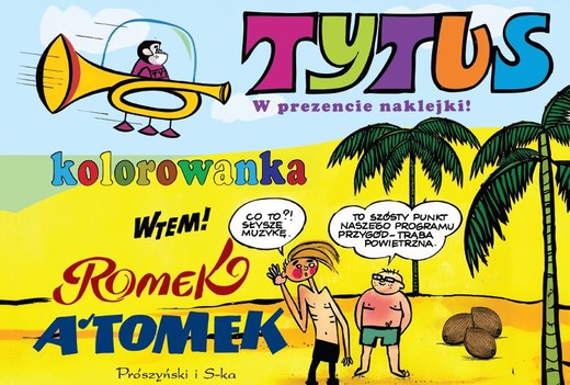 okładka Tytus, Romek i A'Tomek. Kolorowanka 5 książka | Henryk Chmielewski (Papcio Chmiel)