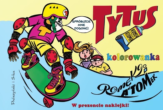 okładka Tytus, Romek i A'Tomek. Kolorowanka 3 książka | Henryk Chmielewski (Papcio Chmiel)
