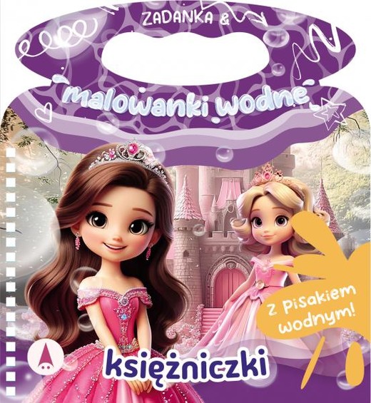 okładka Księżniczki. Zadanka & malowanki wodne książka