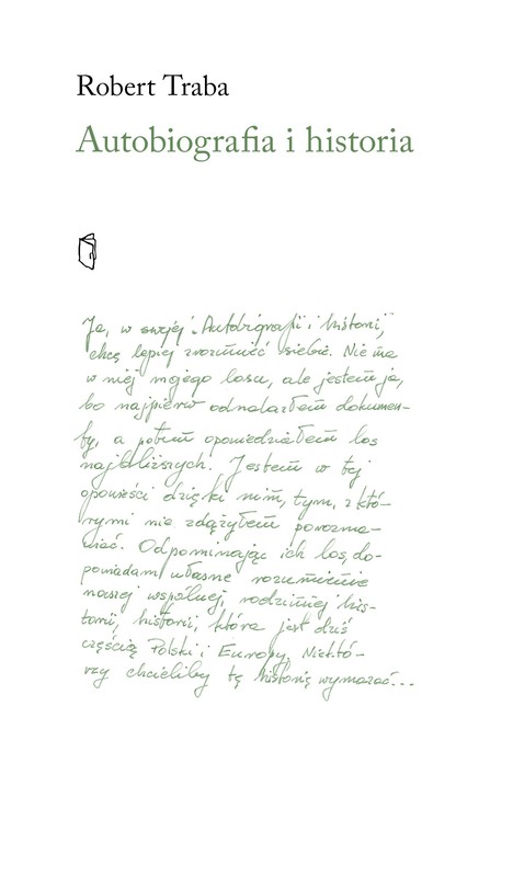 okładka Autobiografia i historia książka | Robert Traba