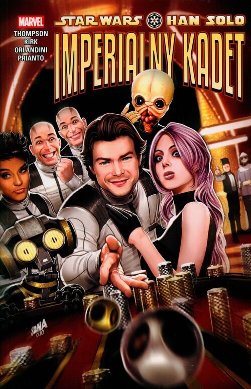 okładka Star Wars Han Solo Imperialny kadet książka | Robbie Thompson