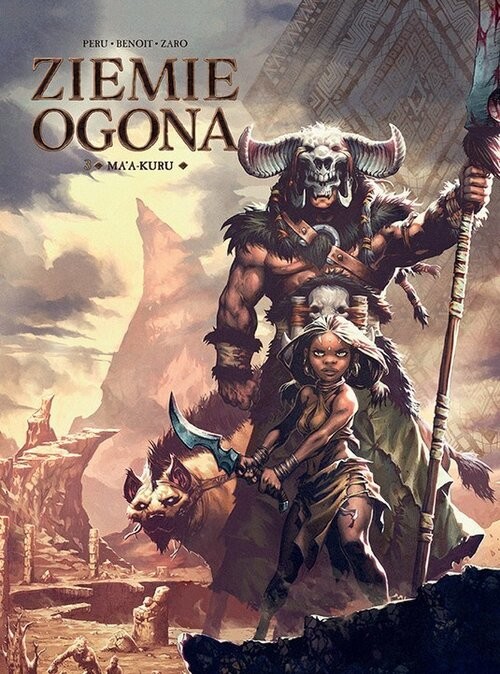 okładka Świat Akwilonu Ziemie Ogona Tom 3 Ma"a-kuru książka