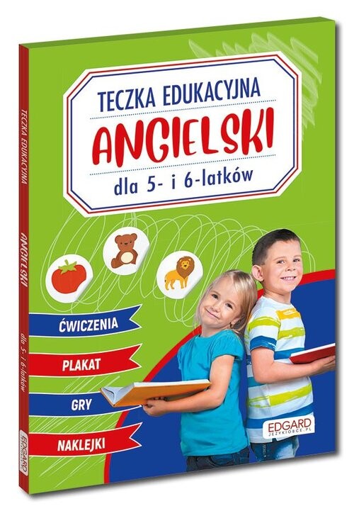 okładka Angielski Teczka edukacyjna Dla 5- i 6-latków książka