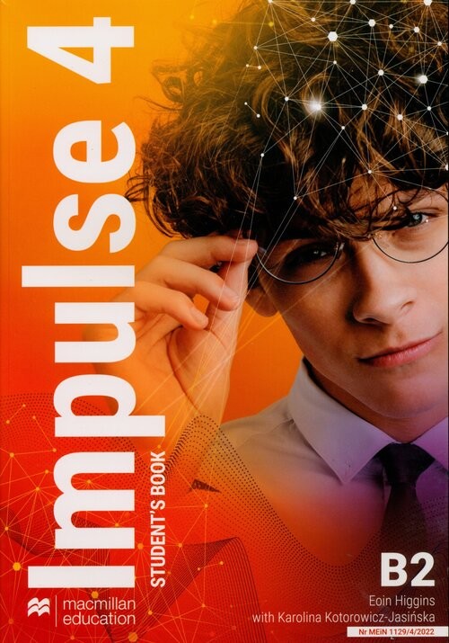 okładka Impulse 4 Student's Book B2 książka | Karolina Kotorowicz-Jasińska