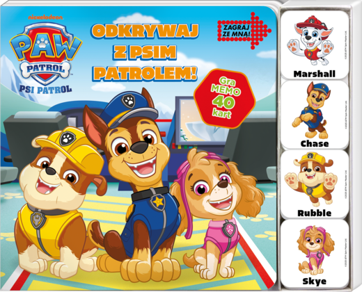 okładka Odkrywaj z Psim Patrolem! Psi Patrol. Zagraj ze mną książka | Opracowanie zbiorowe, null null