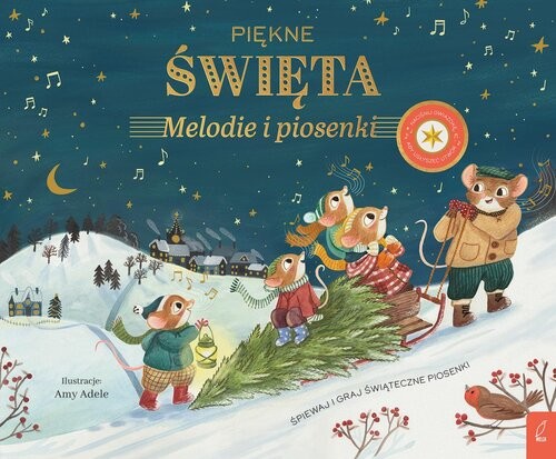 okładka Muzykalne Myszy Piękne Święta Melodie i piosenki książka