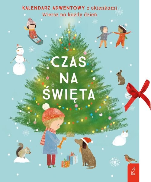 okładka Czas na święta Kalendarz adwentowy z okienkami książka