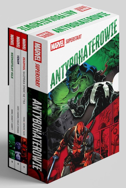 okładka Pakiet Marvel Superstart. Antybohaterowie książka