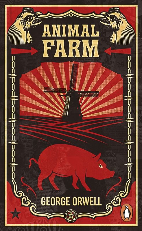okładka Animal Farm wer. angielska książka | George Orwell