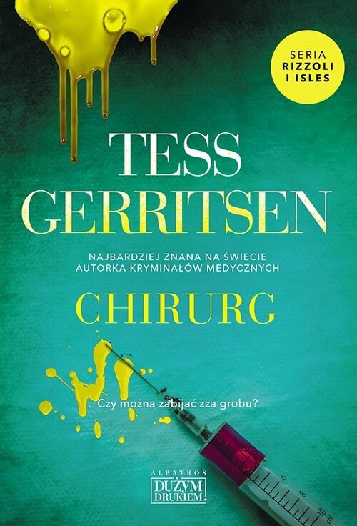 okładka Chirurg Wielkie Litery książka | Tess Gerritsen