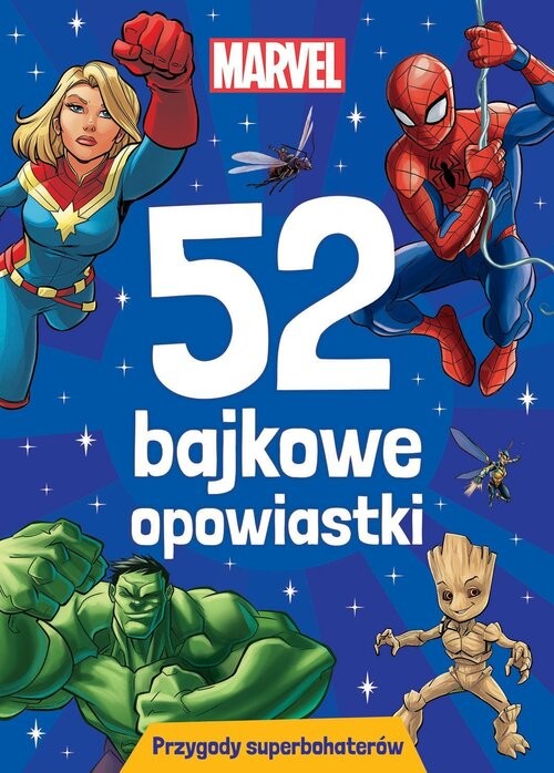okładka 52 bajkowe opowiastki Przygody superbohaterów Marvel książka